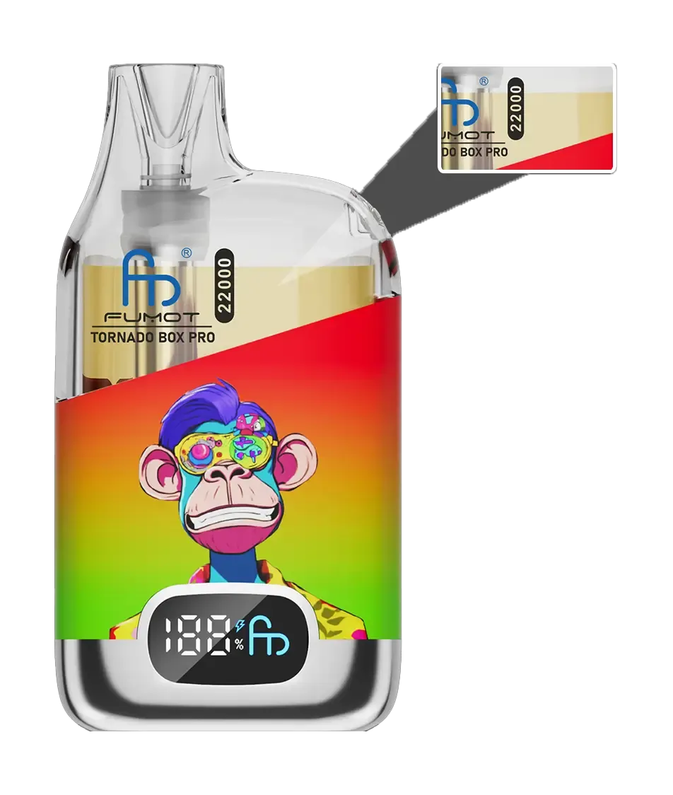 Fumot Tornado Box Pro 22000 transparenter E-Liquid Tank